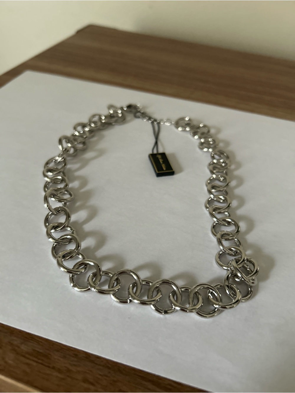 FAC Silver-Link Statement Necklace - Women Jewelry